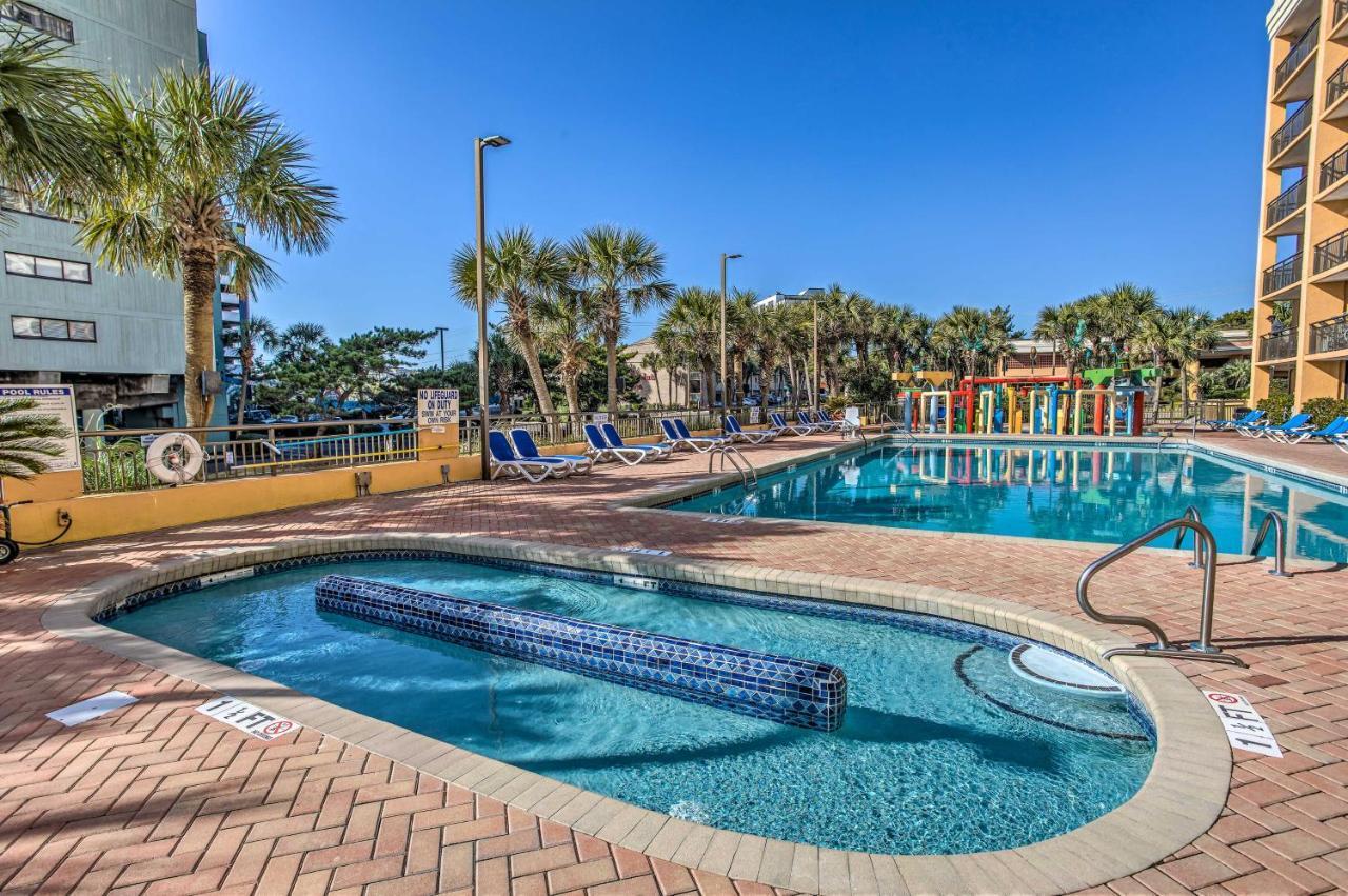 Beachfront Myrtle Retreat With Pool Views!